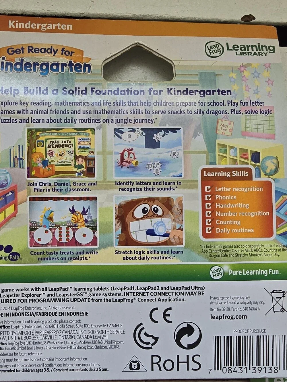 LeapFrog LeapPad Ultimate Kids Learning Tablet - White & Green